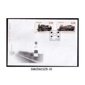 Cover from CROATIA - 2014 LOCOMOTIVES / RAILWAY - FDC