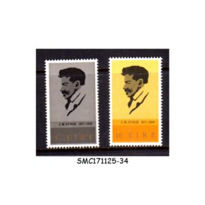 Stamps from IRELAND - 1971 BIRTH CENTENARY OF J.M. SYNGE (Playwright & Poet)  SCOTT#307-308 - 2V MINT NH