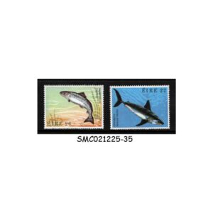 Stamps from IRELAND - 1982 MARINE LIFE / FISH SHARK & SALMON - 2V - MINT NH