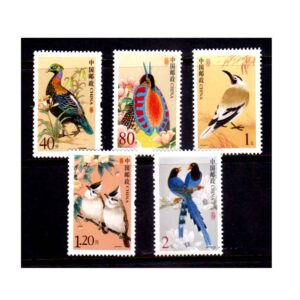 CHINA - 2002 & 2006 BIRDS - 5V - MINT NH