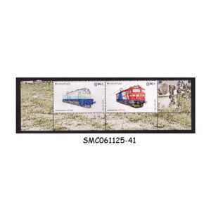 Stamps from CROATIA - 2024 LOCOMOTIVES / RAILWAY - 2V SE-TENANT - MINT NH