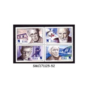 Stamps from IRELAND - 2004 IRISH WINNERS OF NOBEL PRIZE FOR LITERATURE SCOTT#1576-1579 - 4V SE-TENANT MINT NH