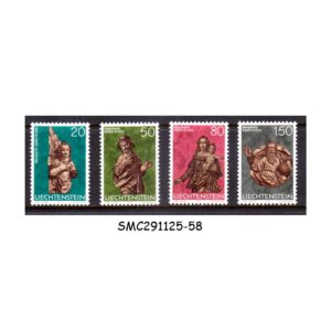 Stamps from LIECHTENSTEIN - 1977 CHRISTMAS - SCULPTURES SCOTT#632-635 - 4V - MINT NH