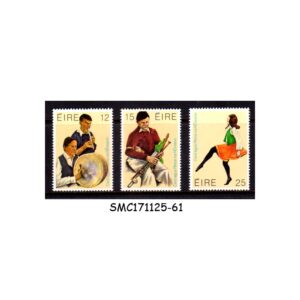 Stamps from IRELAND - 1980 TRADITIONAL MUSIC & DANCE SCOTT#484-486 - 3V MINT NH