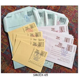 Stamps from INDIA 2025 DIFFERENT POSTAL STATIONERY with INTERNATIONAL ASIAN STAMP EXHIBITION CANCELLATION