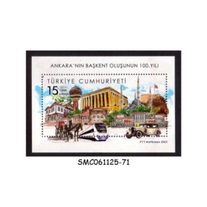 Stamps from TURKEY - 2023 CENTENARY OF DESIGNATION OF ANKARA AS CAPITAL - MIN. SHEET MINT NH