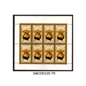 Stamps from GERMANY - 1983 SAND & SUN CLOCKS / TABLE SUNDIAL  - MIN. SHEET CTO