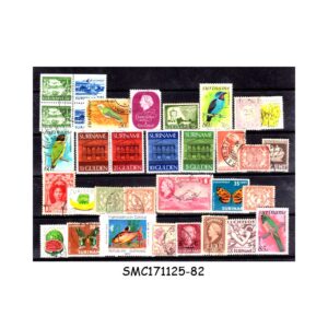 Stamps from SURINAME - SELECTED STAMPS - 30V - USED