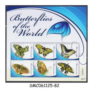 Stamps from MICRONESIA - 2009 BUTTERFLIES OF THE WORLD - MIN. SHEET MINT NH