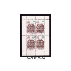 Stamps from GERMANY - 1987 750 YEARS OF BERLIN - MIN. SHEET CTO