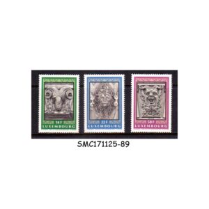 Stamps from LUXEMBOURG - 1992 MASCARONS ( 2nd series) SCOTT#874-876 - 3V - MINT NH