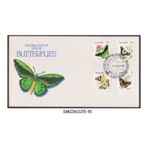 Cover from AUSTRALIA - 1983 BUTTERFLIES Series III - FDC