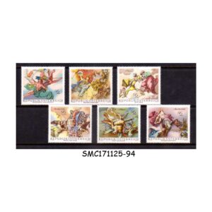 Stamps from AUSTRIA - 1968 FRESCOS / PAINTINGS SCOTT#824-829 - 6V - MINT NH