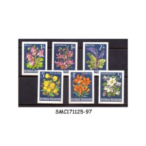 Stamps from AUSTRIA - 1966 ALPINE FLORA / FLOWER SCOTT#764-769 - 6V - MINT NH