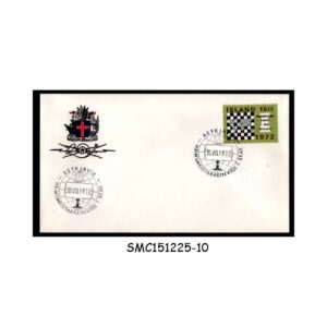 Cover from ICELAND - 1972 CHESS CHAMPIONSHIPS - FDC