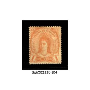 Stamps from GUATEMALA - 1879 SCOTT#14 - 1V - MINT HINGED