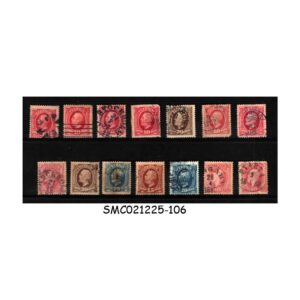 Stamps from SWEDEN - 1885-1904 SELECTED OLD STAMPS - 14V - USED