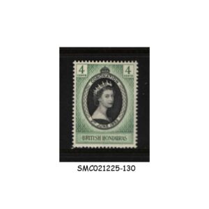 STAMPS FROM BRITISH HONDURAS - 1953 QEII CORONATION 1V MNH