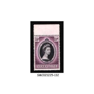 Stamps from SIERRA LEONE - 1953 QEII CORONATION SG#209 - 1V - MINT NH