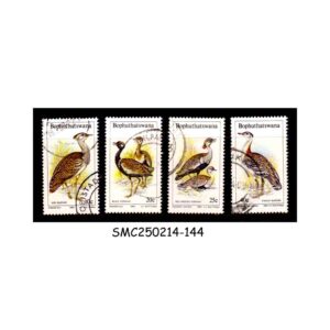 Stamps from BOPHUTHATSWANA - 1983 BIRDS OF THE VELD - 4V - USED
