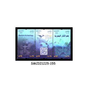 Stamps from EGYPT - 2022 EUROMED 2022 : MARINE ARCHAEOLOGY - 3V STRIP SE-TENANT MINT NH