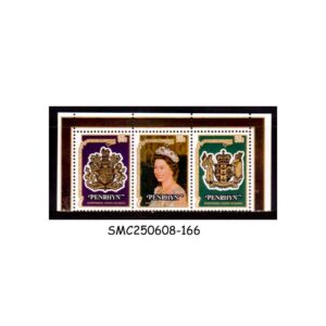 Stamps from PENRHYN COOK ISLANDS - 1978 25th ANNIVERSARY OF CORONATION - 3V STRIP - MINT HINGED
