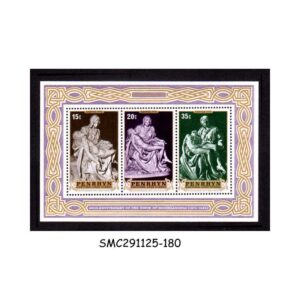 Stamps from PENRHYN COOK ISLANDS - 1976 EASTER - MIN. SHEET MINT HINGED