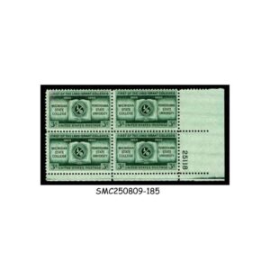 Stamps from UNITED STATES USA - 1955 CENTENARY OF FIRST LAND-GRANT COLLEGES SCOTT#1065 - PLATE BLOCK OF 4 - MNH