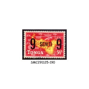 Stamps from TONGA - 1968 SCOTT#199 - SURCHARGED - MINT USED