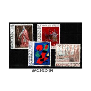 Stamps from FRANCE - 1974 ARPHILA 75 PARIS / PAINTINGS SCOTT#1394-97 - 4V MINT NH