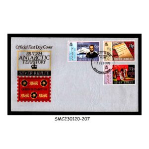 Stamps from BRITISH ANTARCTIC TERRITORY - 1977 QEII SILVER JUBILEE - 3V - FDC