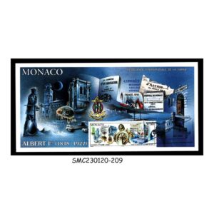 Stamps from MONACO - 1997 150th BIRTHDAY OF PRINCE ALBERT I - FDC