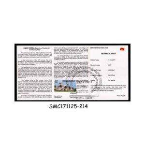 Stamps from INDIA - 2011 KGMC/CSMMU, LUCHNOW, ACADEMIC CENTENARY YEAR - BROCHURE - FDI