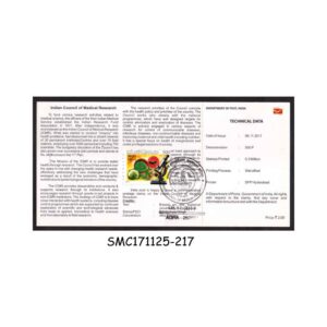Stamps from INDIA - 2011 INDIAN COUNCIL OF MEDICAL RESEARCH - BROCHURE - FDI