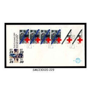 Stamps from NETHERLANDS - 1983 RED CROSS - (Booklet Pane) - FDC