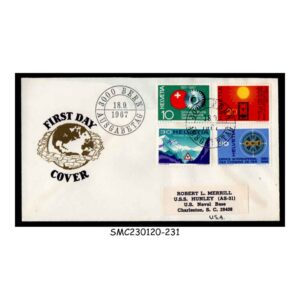 Stamps from SWITZERLAND - 1967 PUBLICITY STAMPS 2nd SERIES - FDC