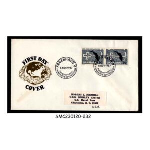 Stamps from DENMARK - 1967 CENTENARY OF DANISH SEAMEN'S CHURCH - FDC