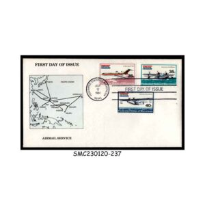 Stamps from MICRONESIA - 1984 AIRPLANES DEFINITIVE ISSUE / AVIATION - FDC