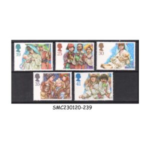 Stamps from GREAT BRITAIN - 1994 CHRISTMAS - CHILDREN'S NATIVITY PLAYS - 5V - MINT NH