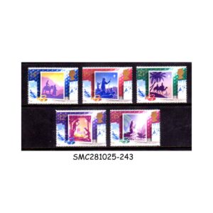 Stamps from GREAT BRITAIN - 1988 CHRISTMAS SG#1414-18 - 5V - MINT NH