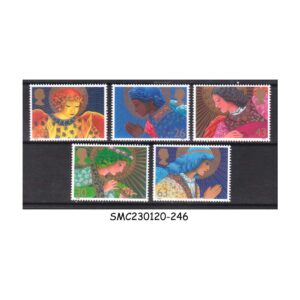 Stamps from GREAT BRITAIN - 1998 CHRISTMAS / ANGELS - 5V - MINT NH