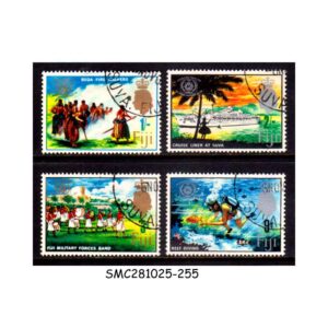 Stamps from FIJI - 1967 INTERNATIONAL TOURIST YEAR - 4V - USED