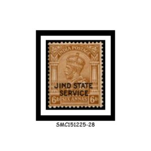 Stamps from JIND INDIAN STATE - 1937 6a KGV SG#O55 SERVICE OVPT - MINT NH