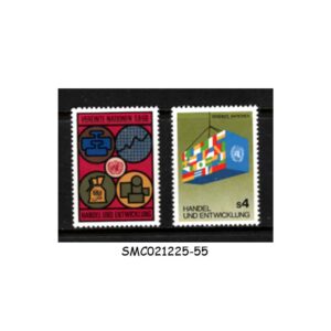 Stamps from UNITED NATIONS VIENNA office - 1982 TRADE & DEVELOPMENT - 2V - MINT NH