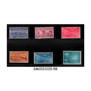 Stamps from INDIA - 1954 INDIA YEAR UNIT - 6V - MINT NH