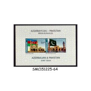Stamps from AZERBAIJAN - 2018 JOINT ISSUE WITH PAKISTAN - MOSQUES - MIN. SHEET MINT NH
