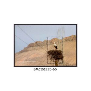 Stamps from AZERBAIJAN - 2019 THE NATURE OF NAKHCHIVAN, WHITE STORK / BIRDS - MIN. SHEET MINT NH