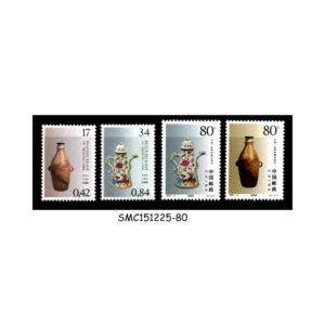 Stamps from BELGIUM - CHINA JOINT ISSUE - 2001 CHINESE ARTWORKS - 4V - MINT NH