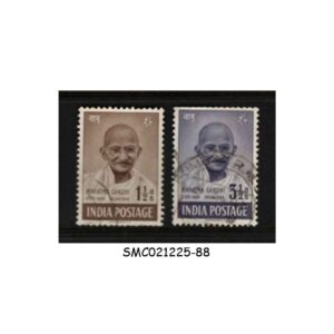 Stamps from INDIA - 1948 1st ANNIV. OF INDEPENDENCE (GANDHI ISSUE) SG#305-306 - 2V USED