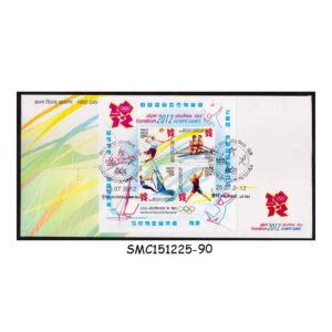 Stamps from INDIA - 2012 30th OLYMPIC GAMES LONDON - MS - FDC